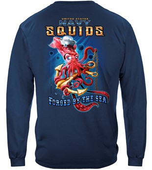 US NAVY USN Sailors Navy Squids Forged By The Sea