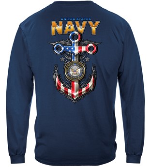 US NAVY USN Sailors Navy Anchor Red White and Blue