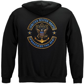 US NAVY USN Sailors Navy Forged By the Sea Motorcycle Rockers