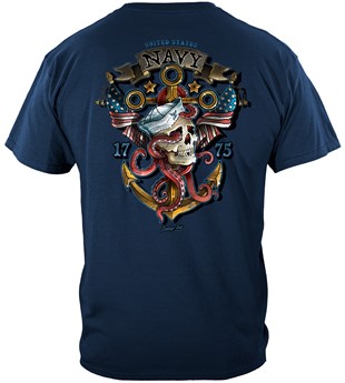 US NAVY USN Sailors Navy Skull and Anchor